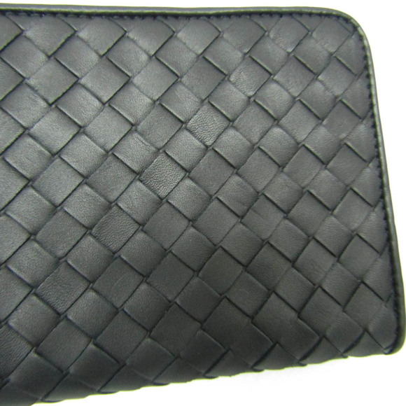 BOTTEGA VENETA Black Leather Intrecciato Wallet - Picture 6 of 13